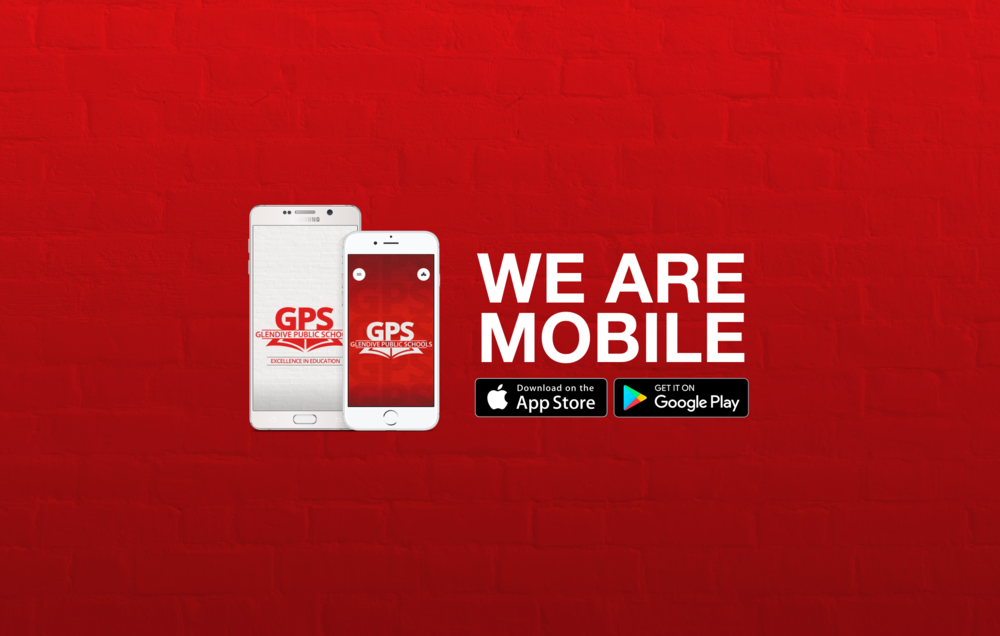 We are mobile with app stores pic