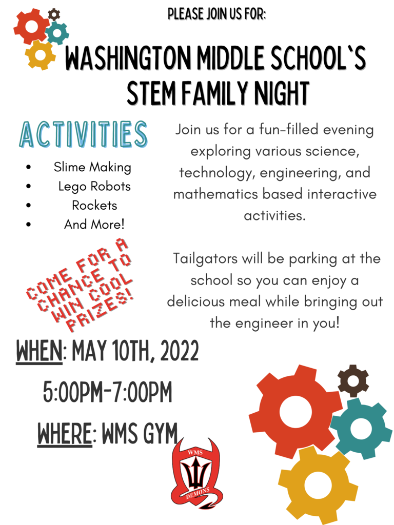WMS STEM Family Night Invite